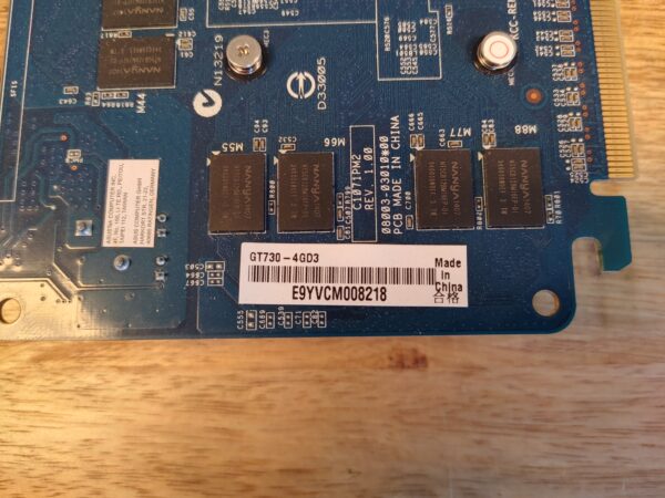 Asus GeForce GT 730 4GB (4) ASUS GeForce GT 730 4GB GDDR3