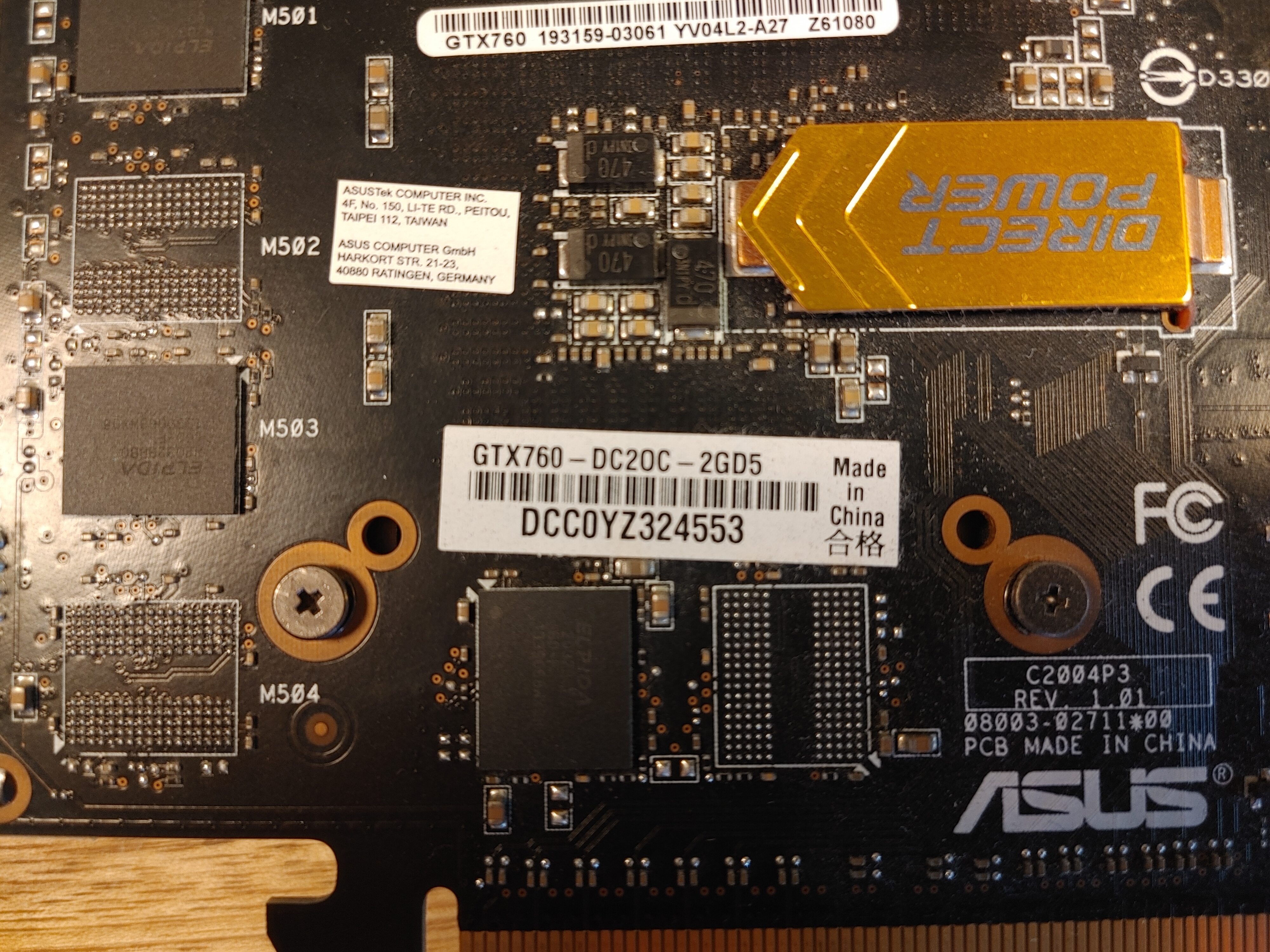 ASUS | GeForce GTX 760 | 2GB GDDR5 | OC Editie
