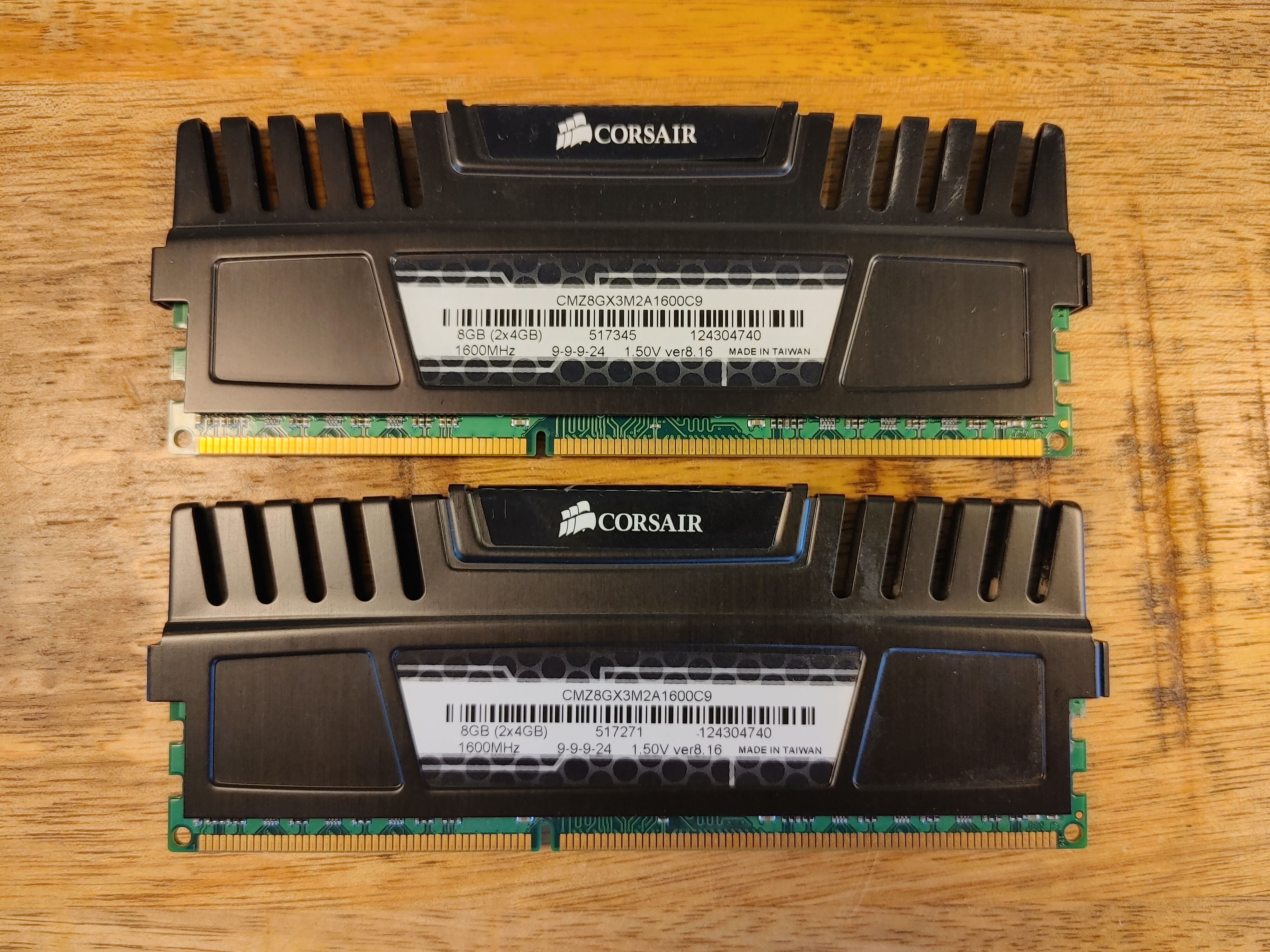 Corsair Vengeance 8GB Set DDR3 1600mhz