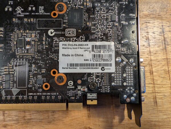 EVGA GeForce GTX 660 2GB GDDR5 OC Editie