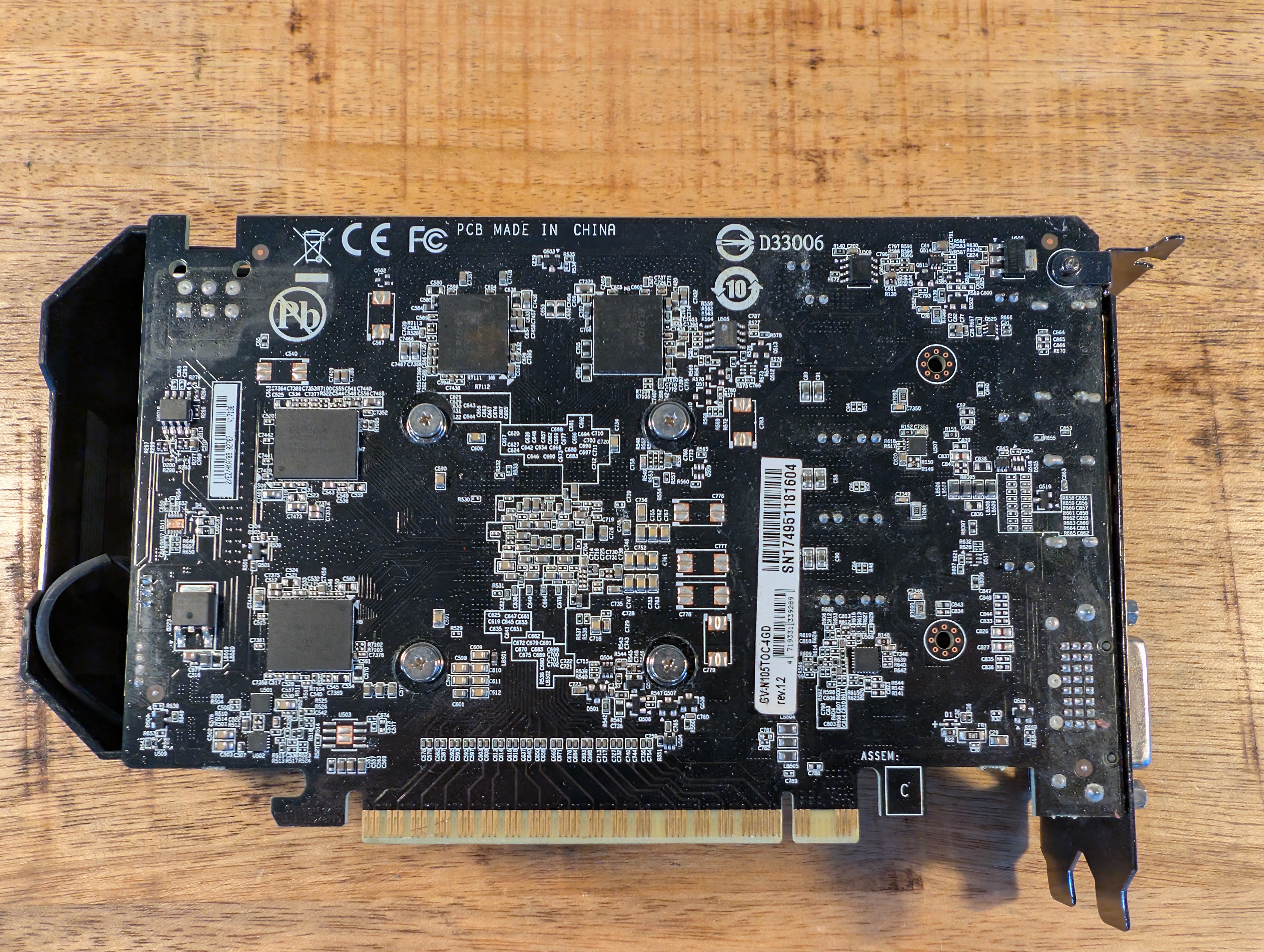 Gigabyte Windforce GeForce GTX 1050 4GB GDDR5 OC Editie