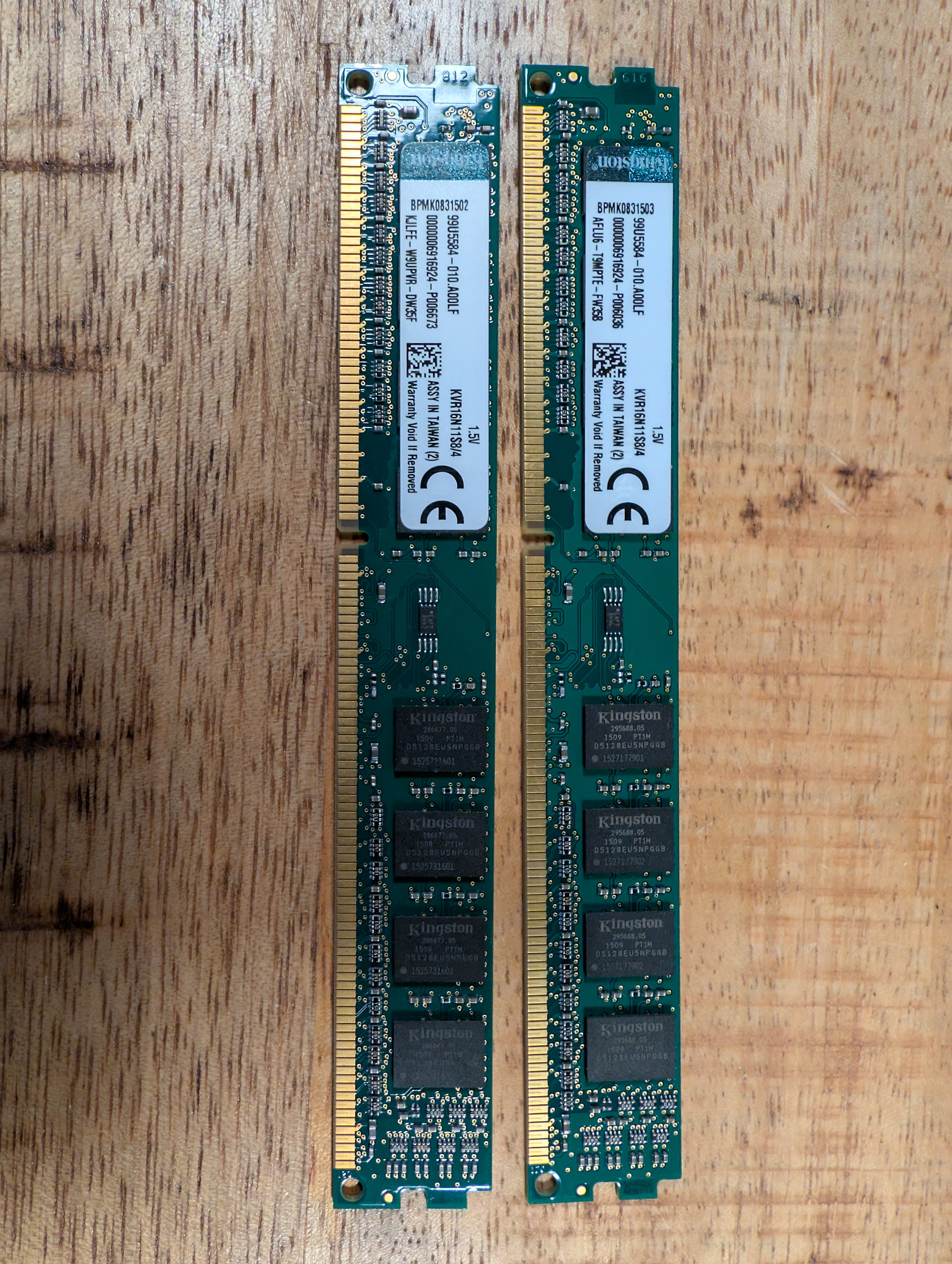 Kingston 8GB Set DDR3 1600Mhz