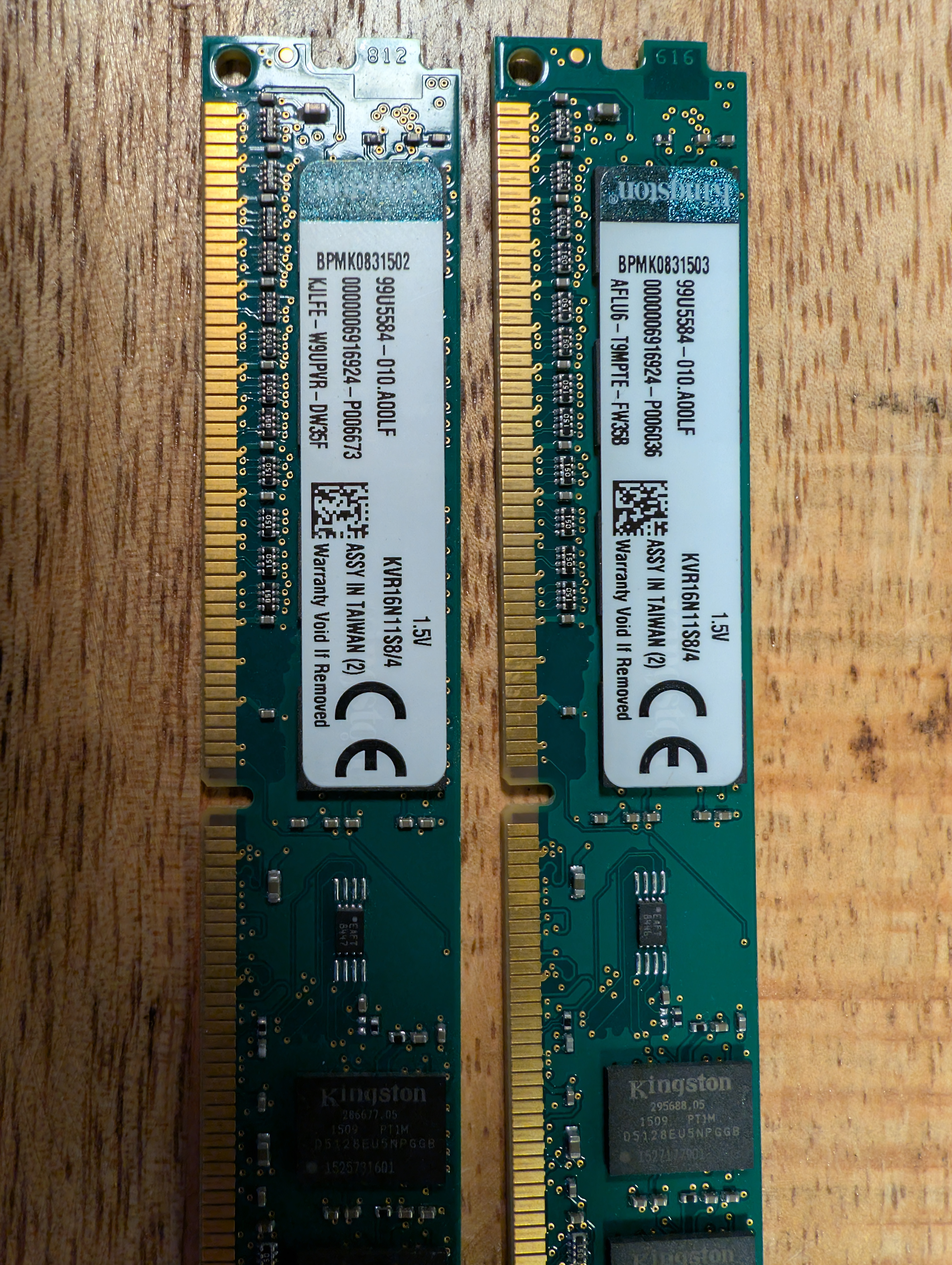 Kingston 8GB Set DDR3 1600Mhz