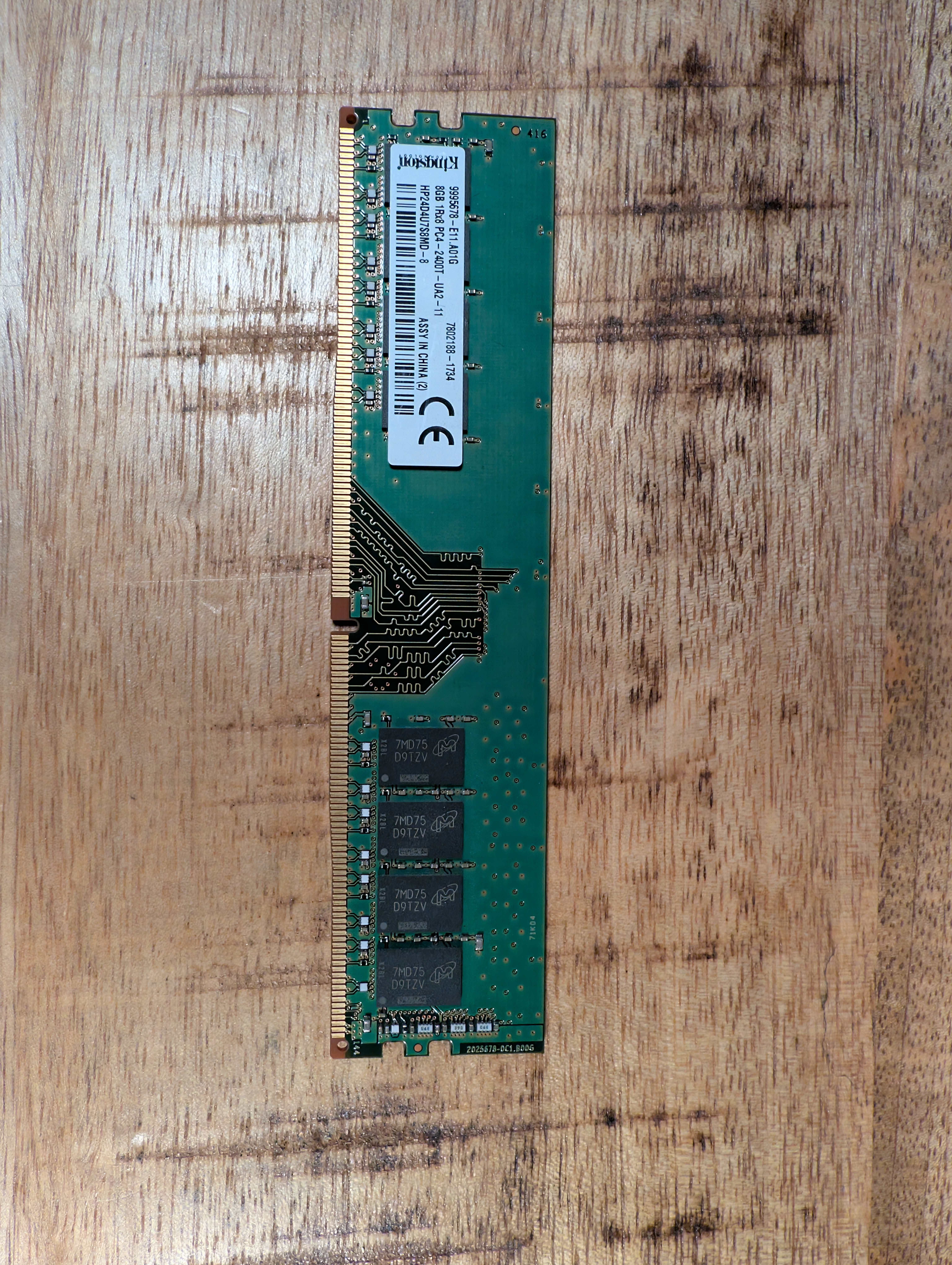 Kingston 8GB DDR4 2400Mhz