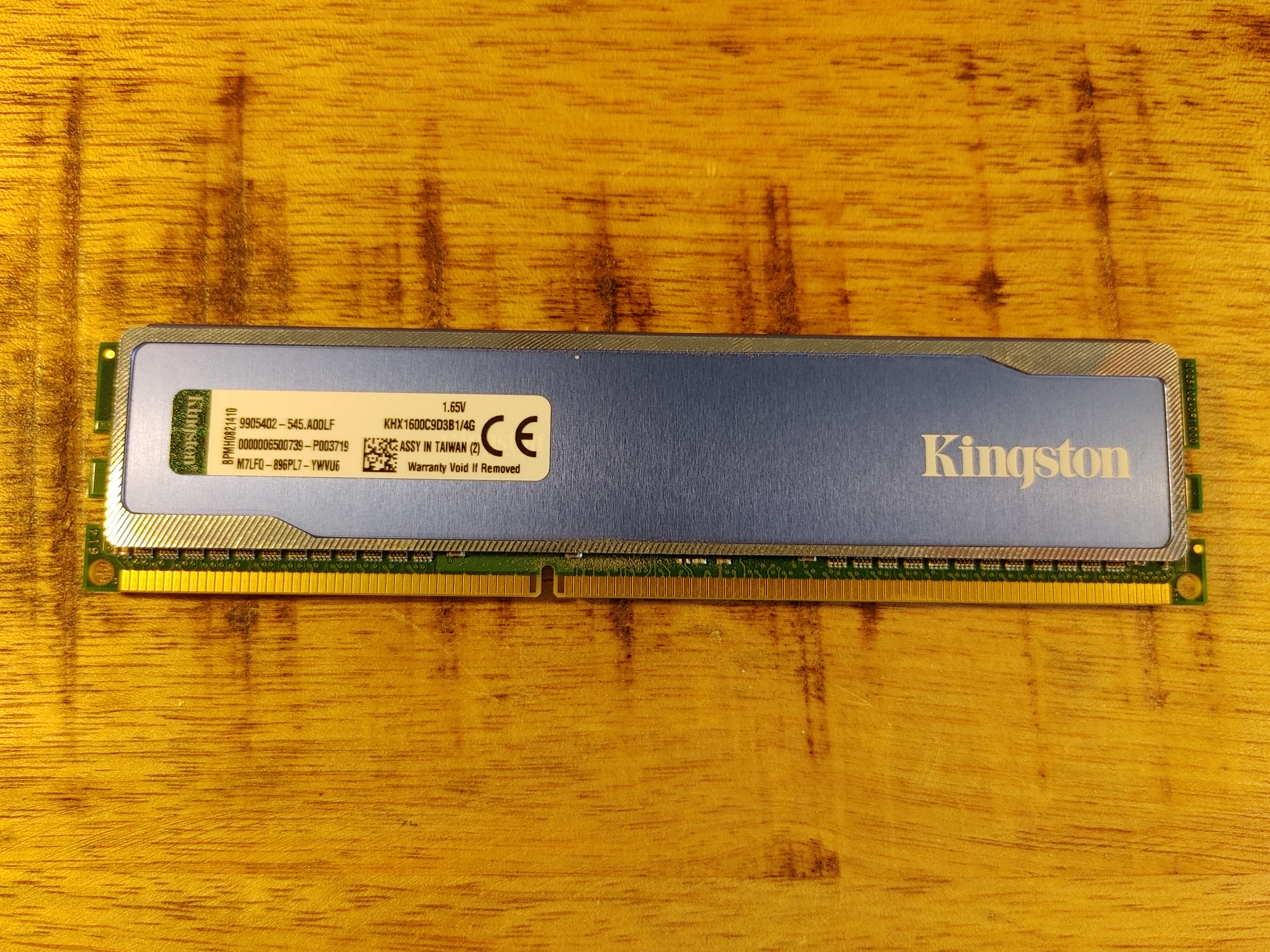 Kingston HyperX Blue 4GB DDR3 1600Mhz