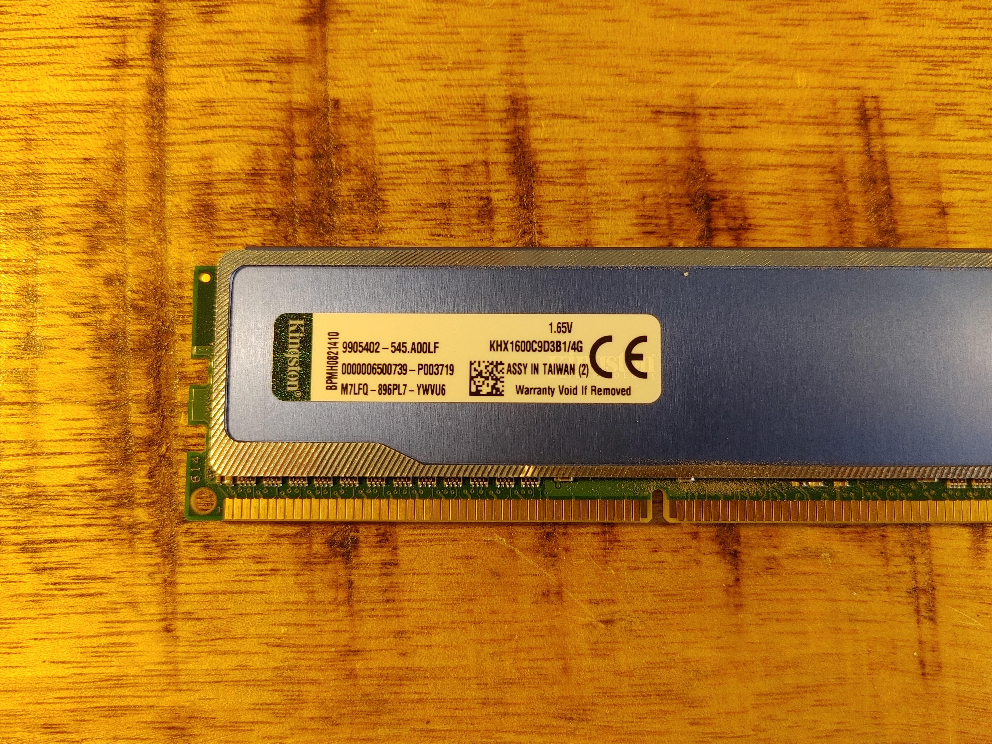 Kingston HyperX Blue 4GB DDR3 1600Mhz