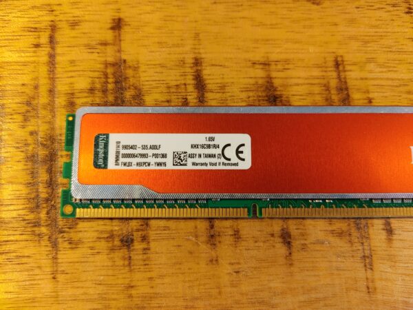 Kingston HyperX Red 4GB DDR3 1600Mhz (2) Kingston HyperX Red 4GB DDR3 1600Mhz