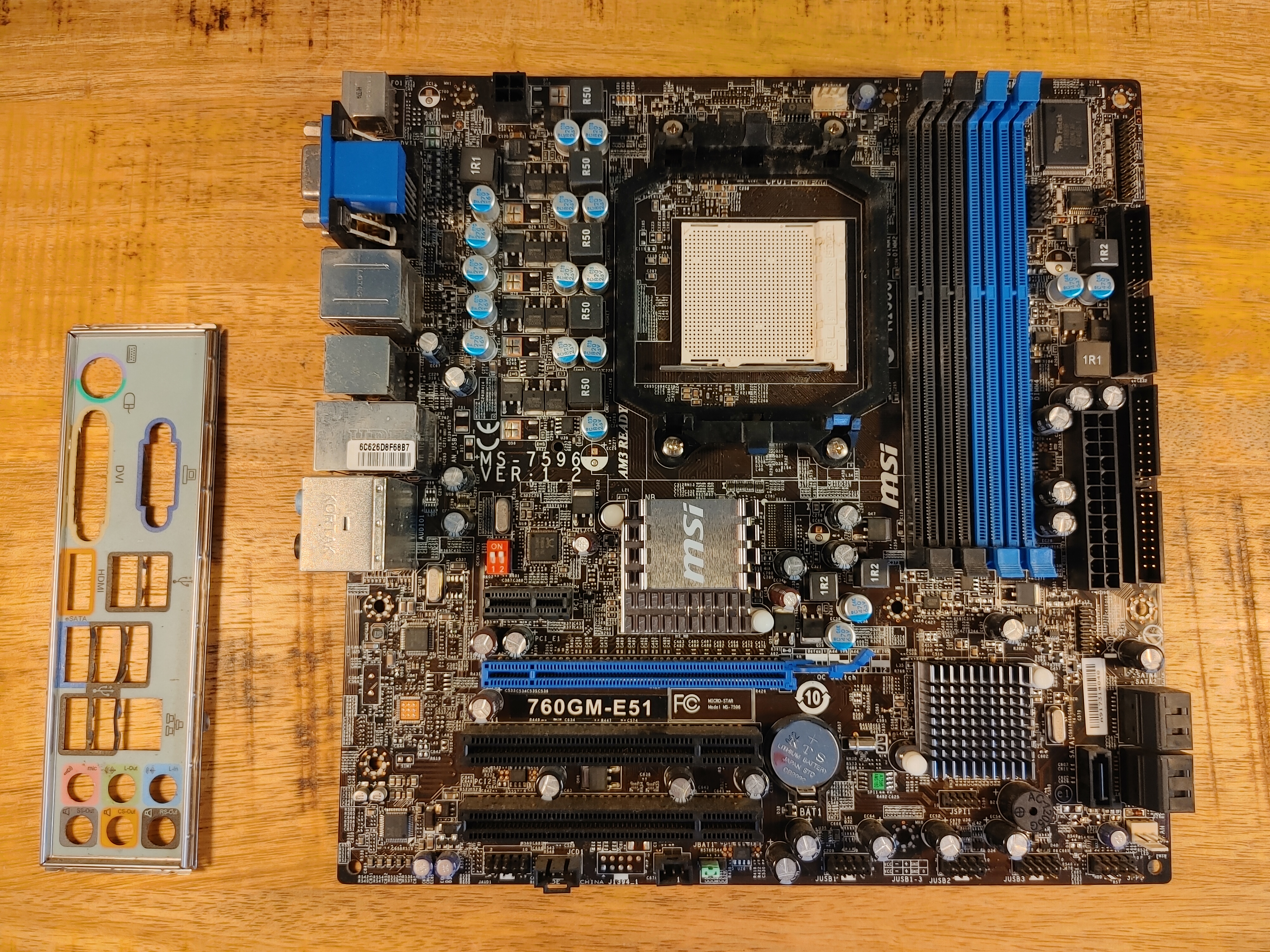 MSI 760GM-E51 Socket AM3