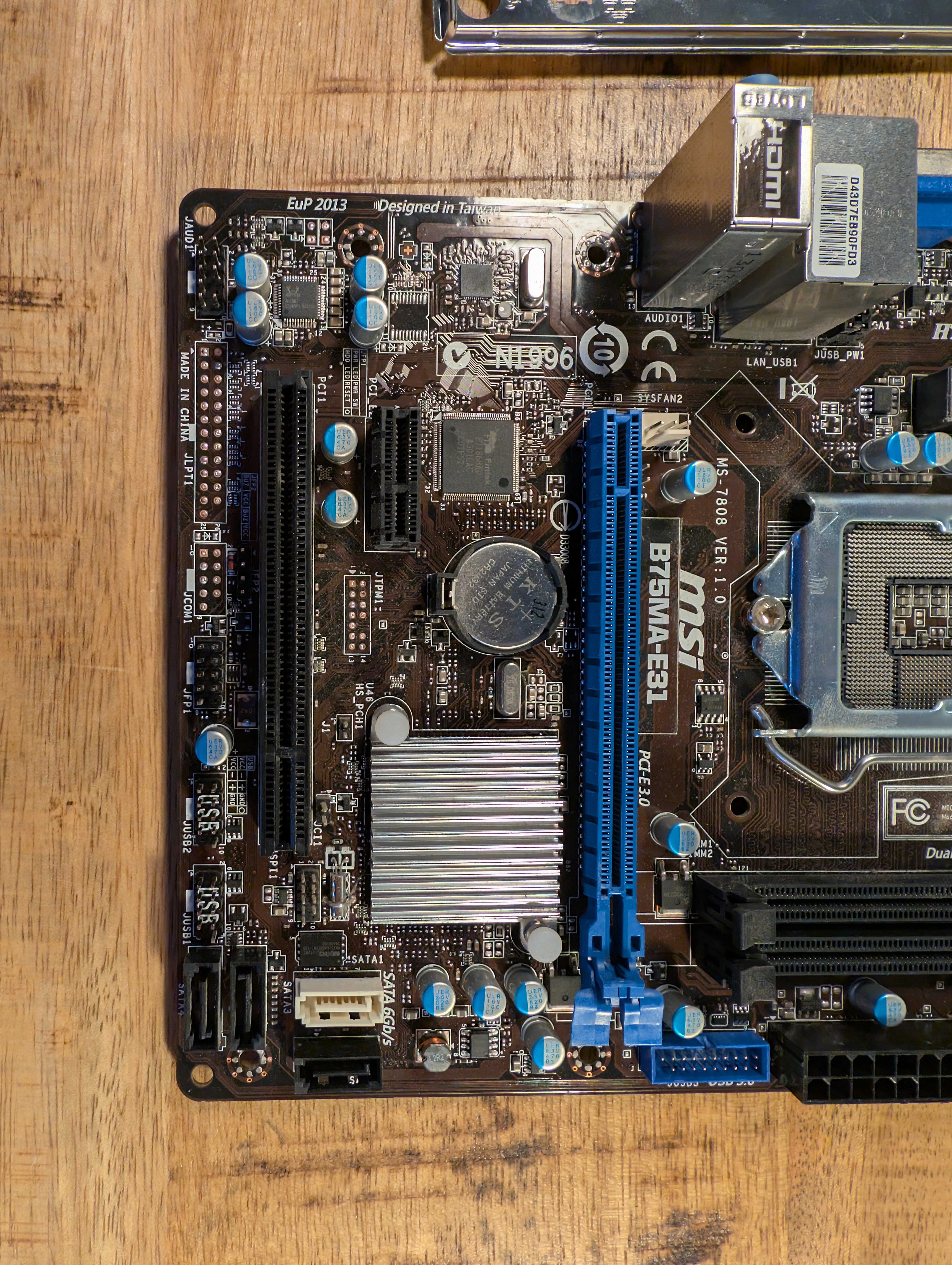 MSI B75MA-E31 Socket 1155