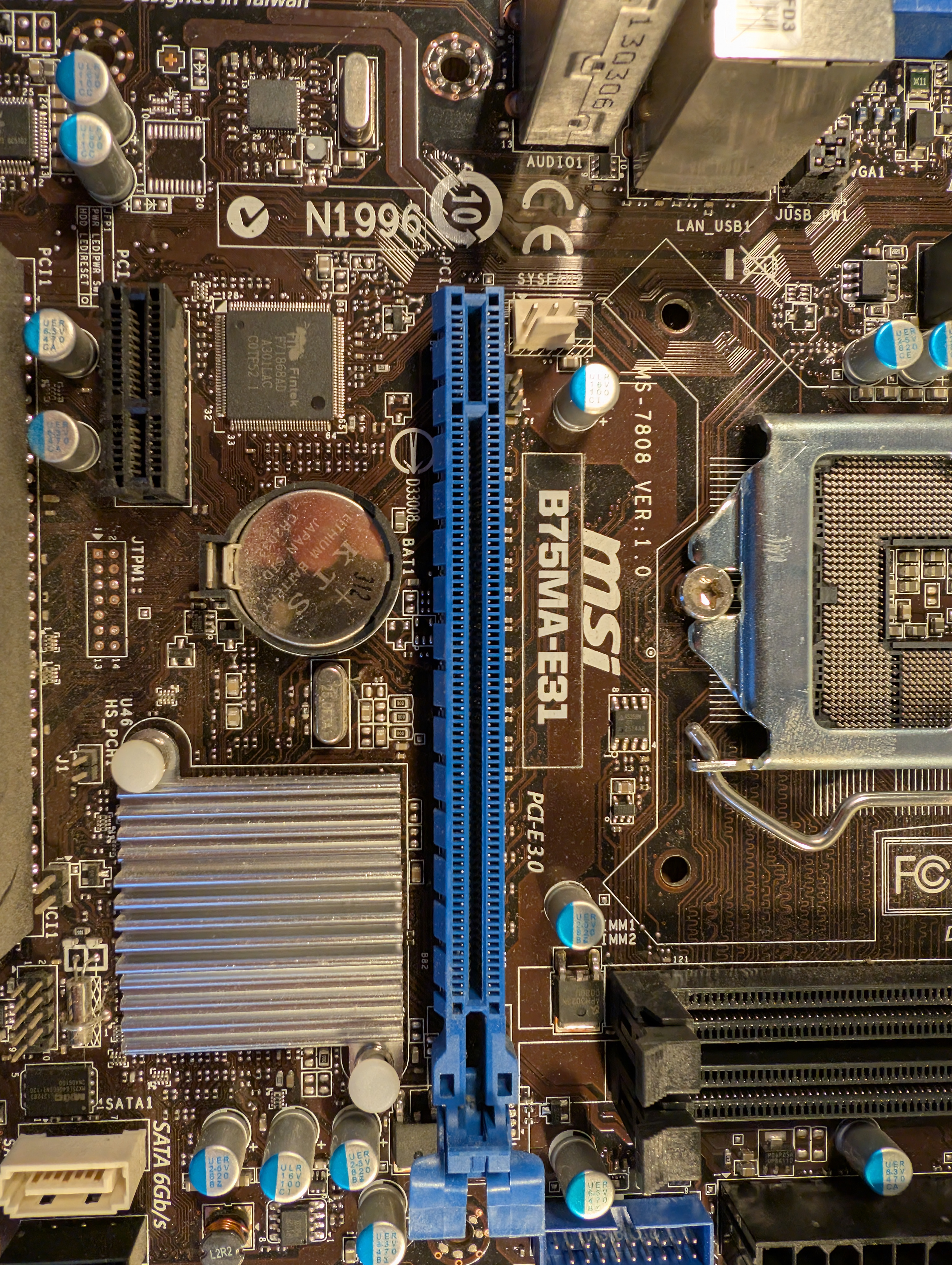 MSI B75MA-E31 Socket 1155