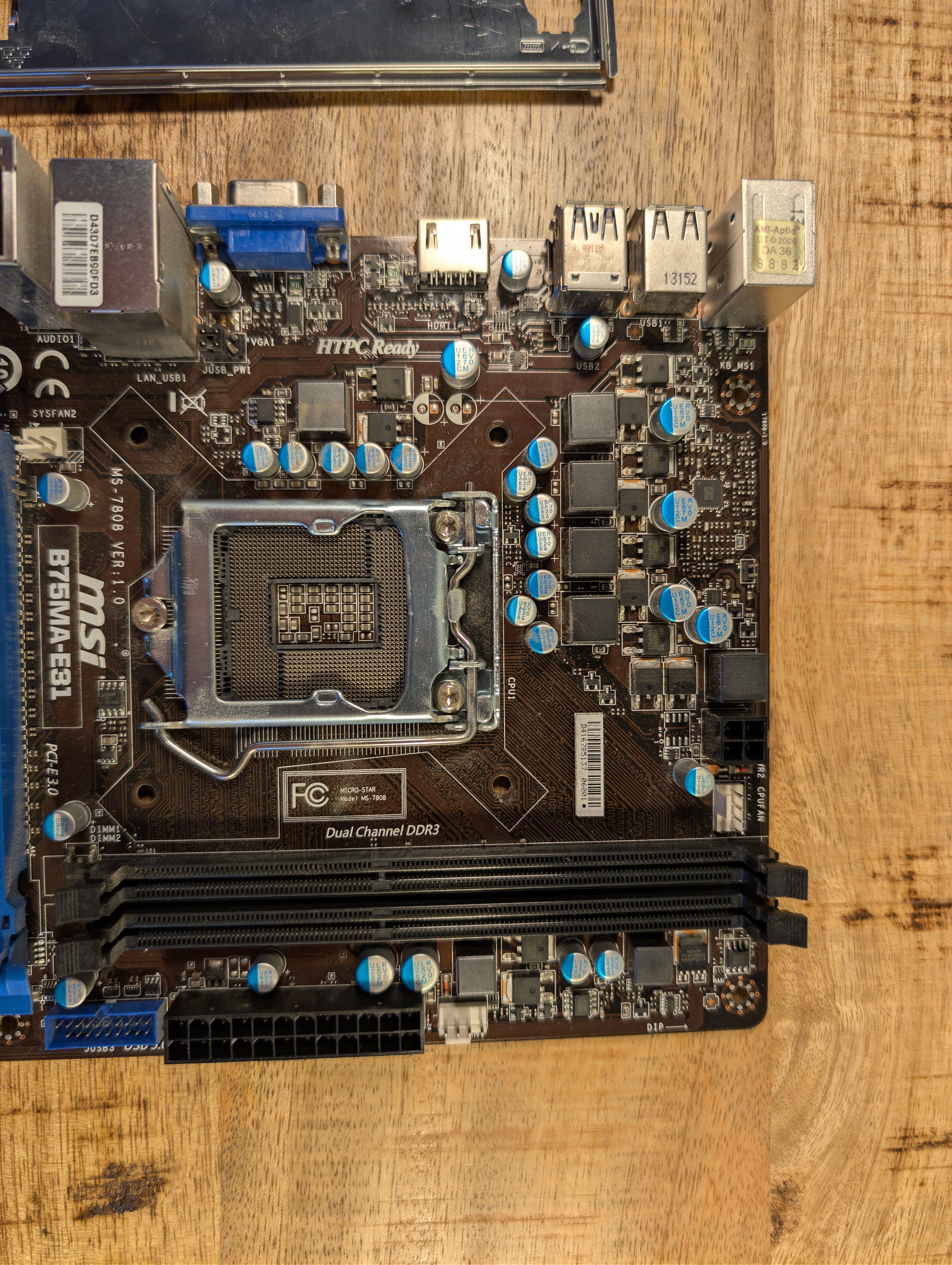MSI B75MA-E31 Socket 1155