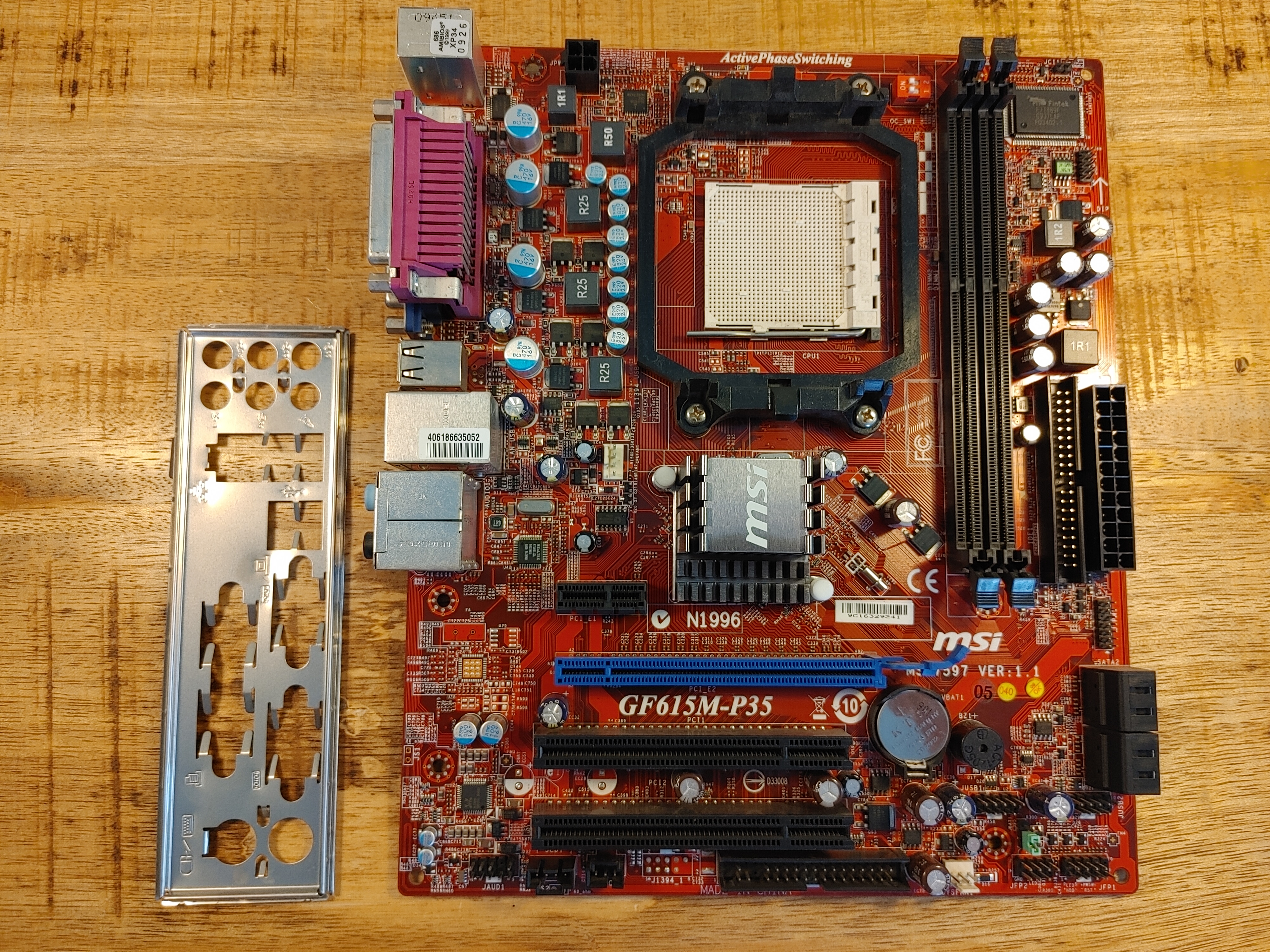 MSI GF615M-P33 Socket AM3