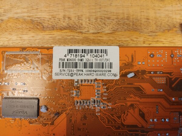 Peak GeForce MX4000 64MB DDR AGP