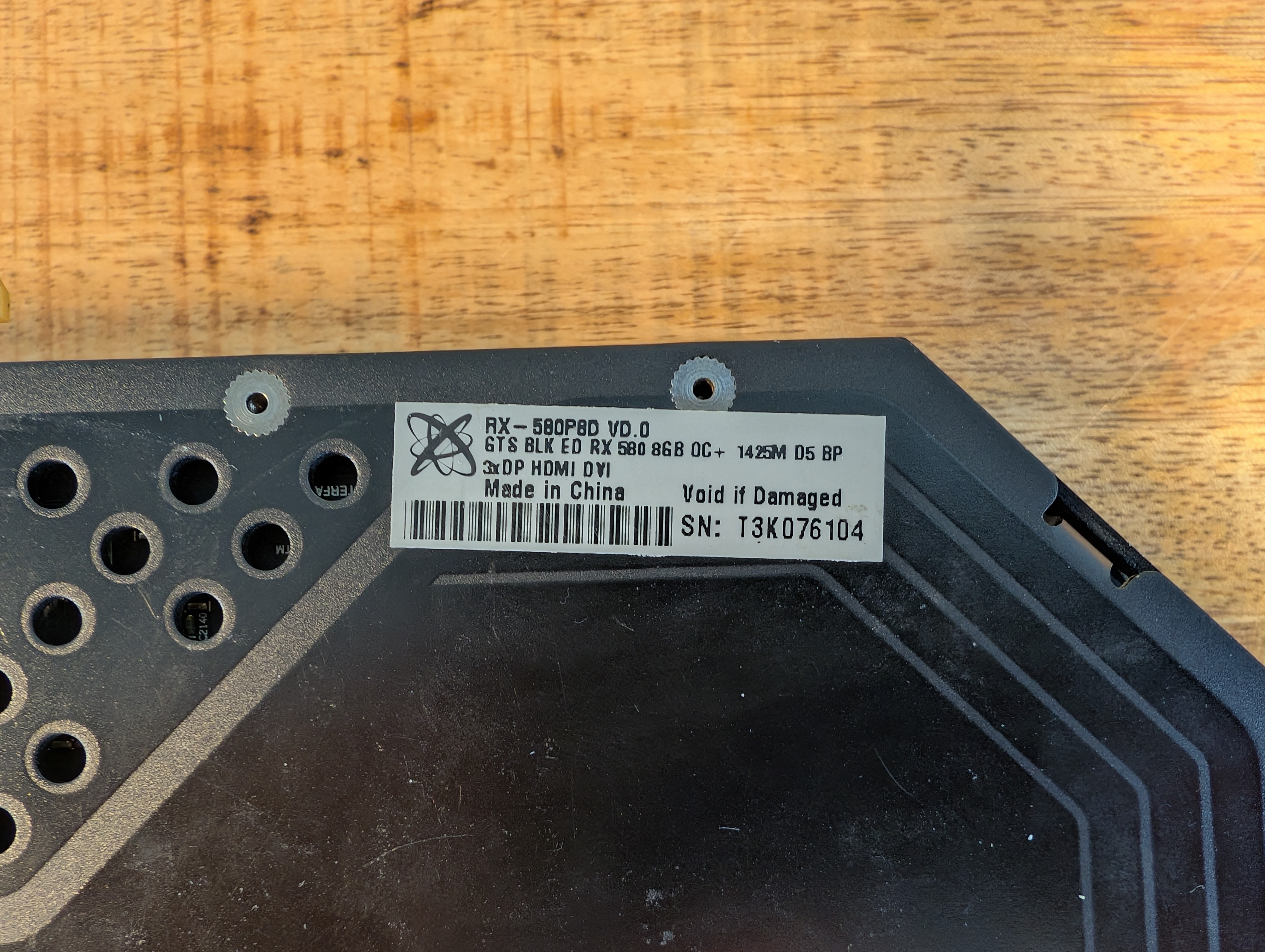 XFX Radeon RX 580 OC 8GB GDDR5 (3) XFX GTS Black Edition Radeon RX 580 8GB GDDR5 OC Versie