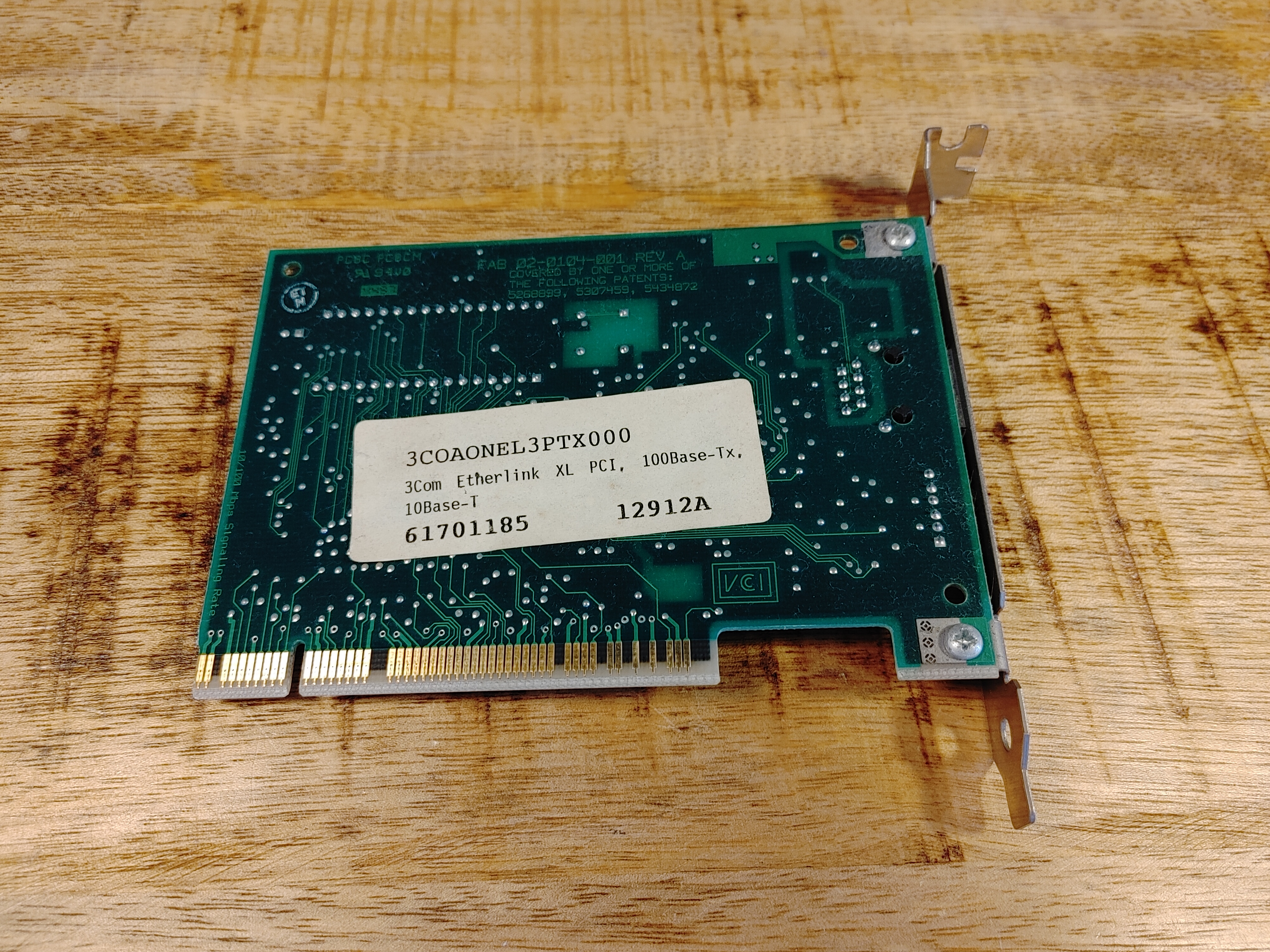 3Com Etherlink XL PCI (3) 3Com Etherlink XL PCI 10/100Mbit