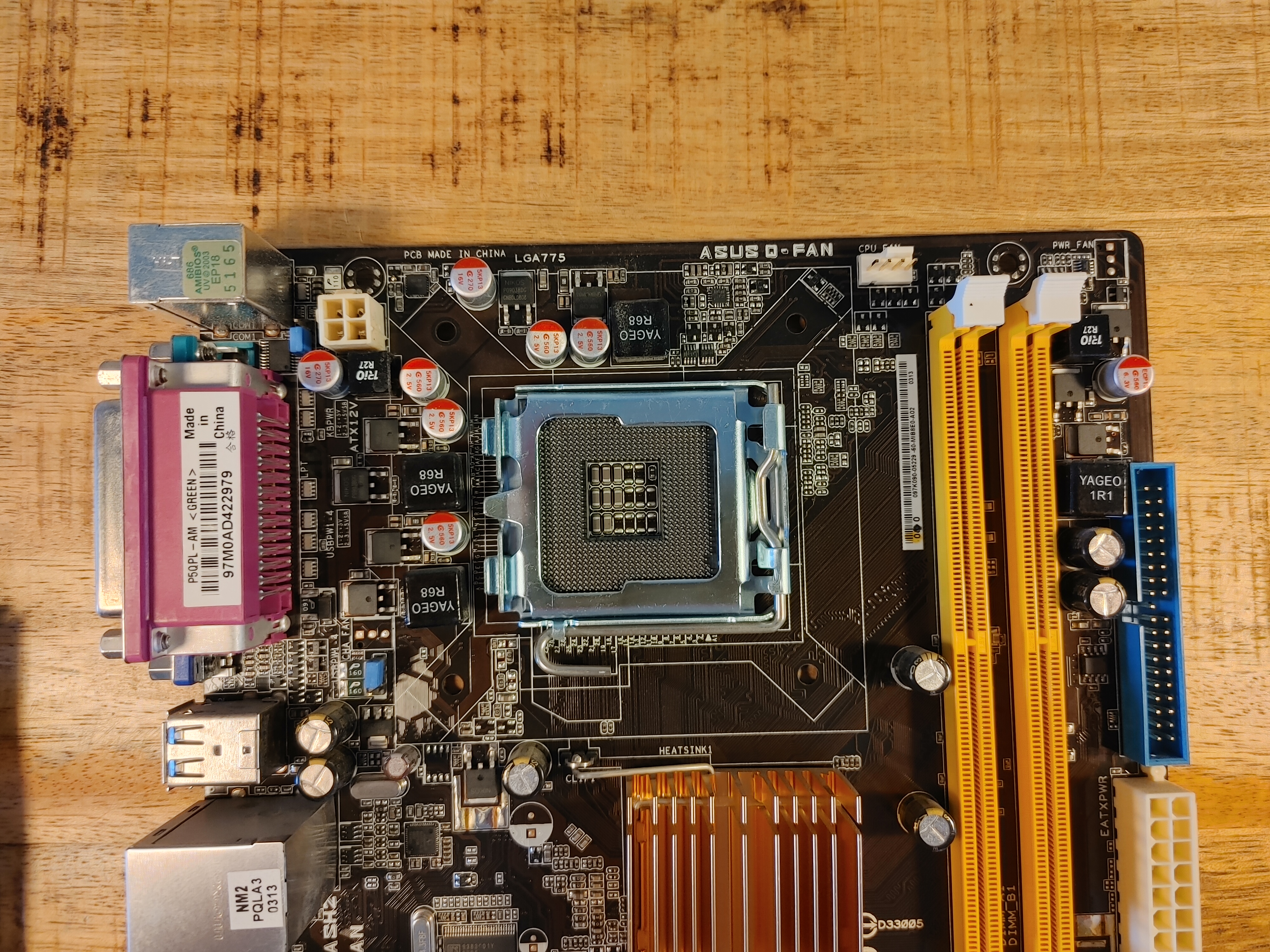 ASUS P5QPL-AM mATX