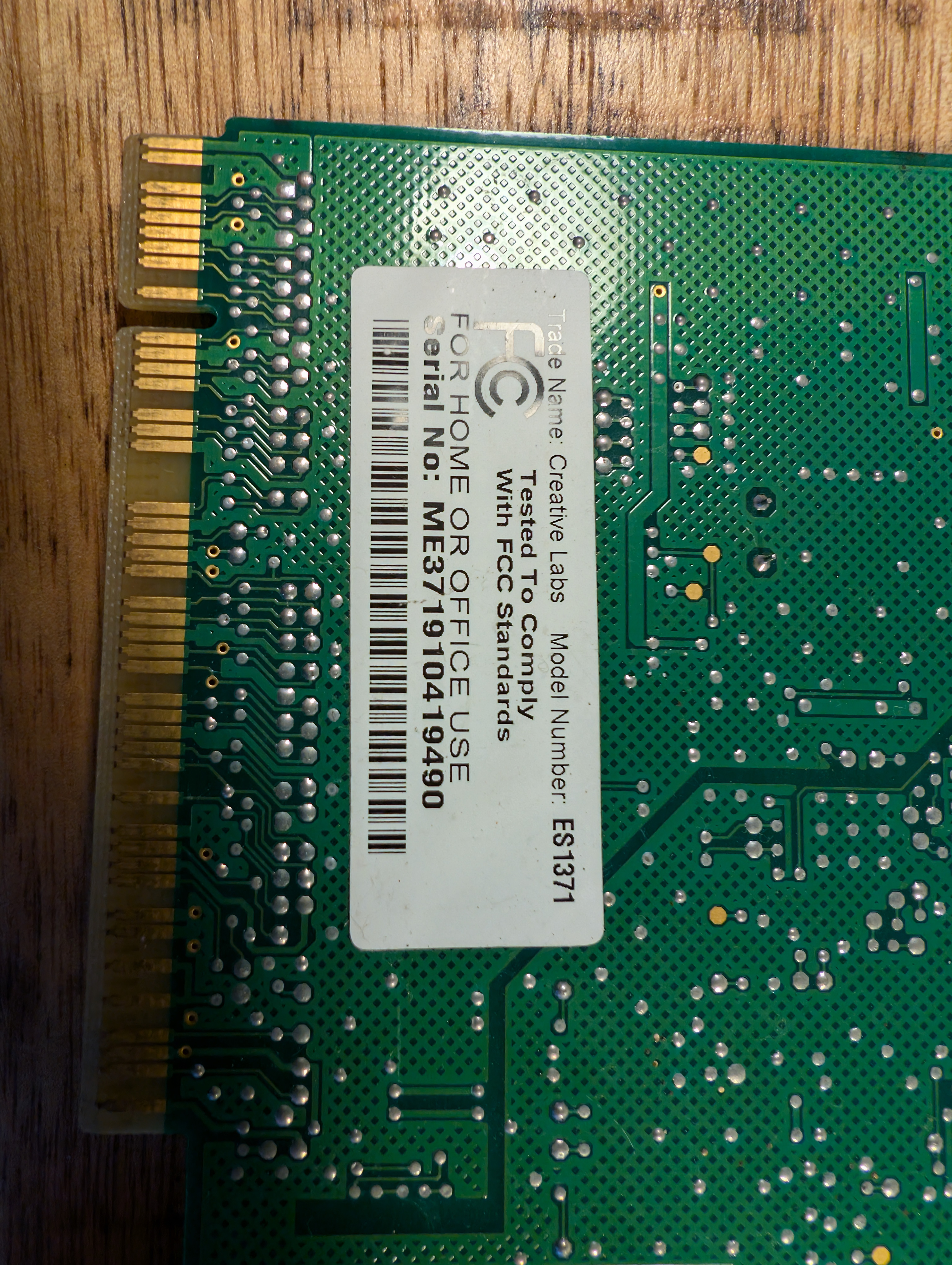 Creative ES1371 Stereo Sound PCI
