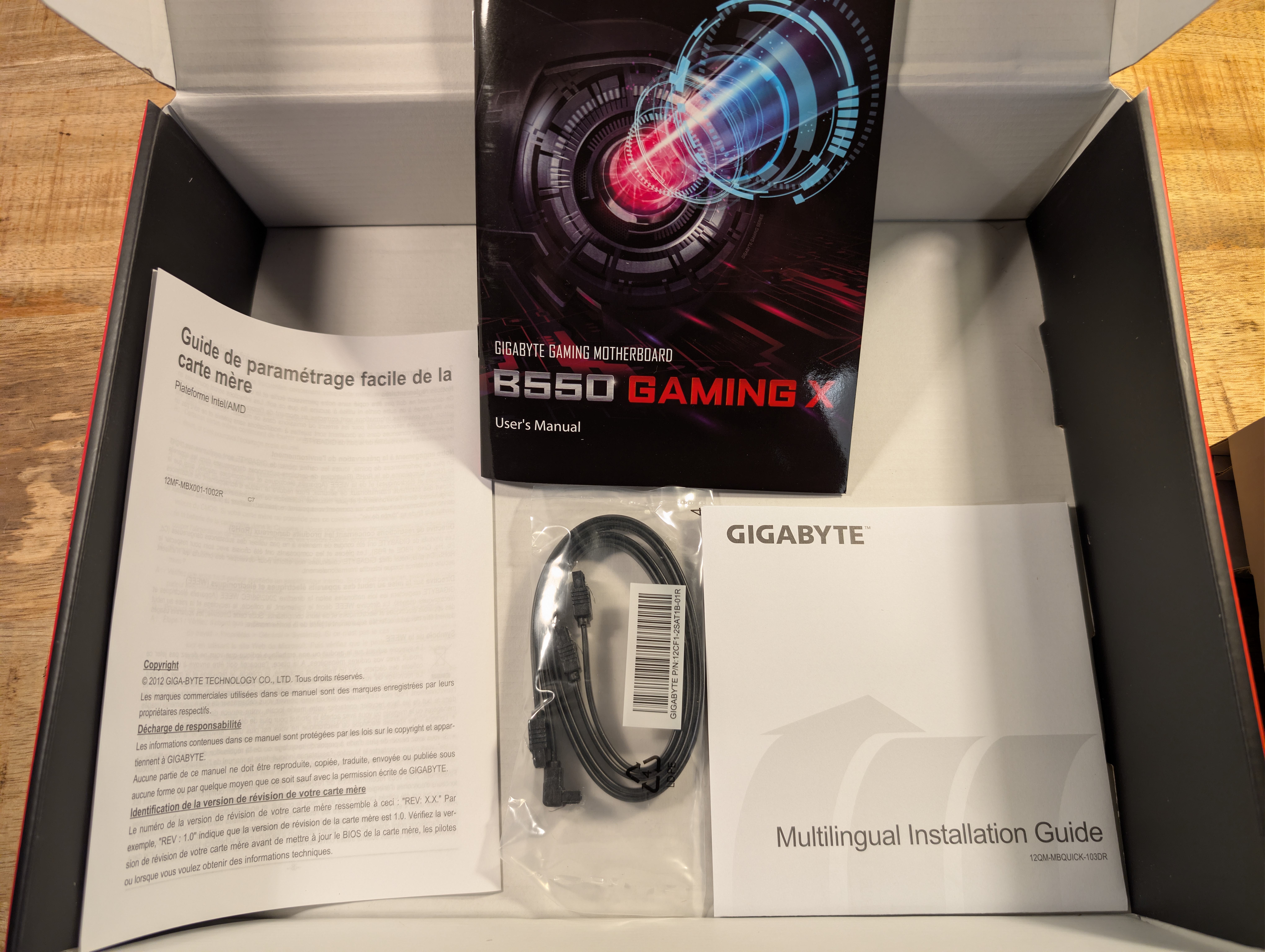 Gigabyte B550 Gaming X Socket AM4 Nieuw