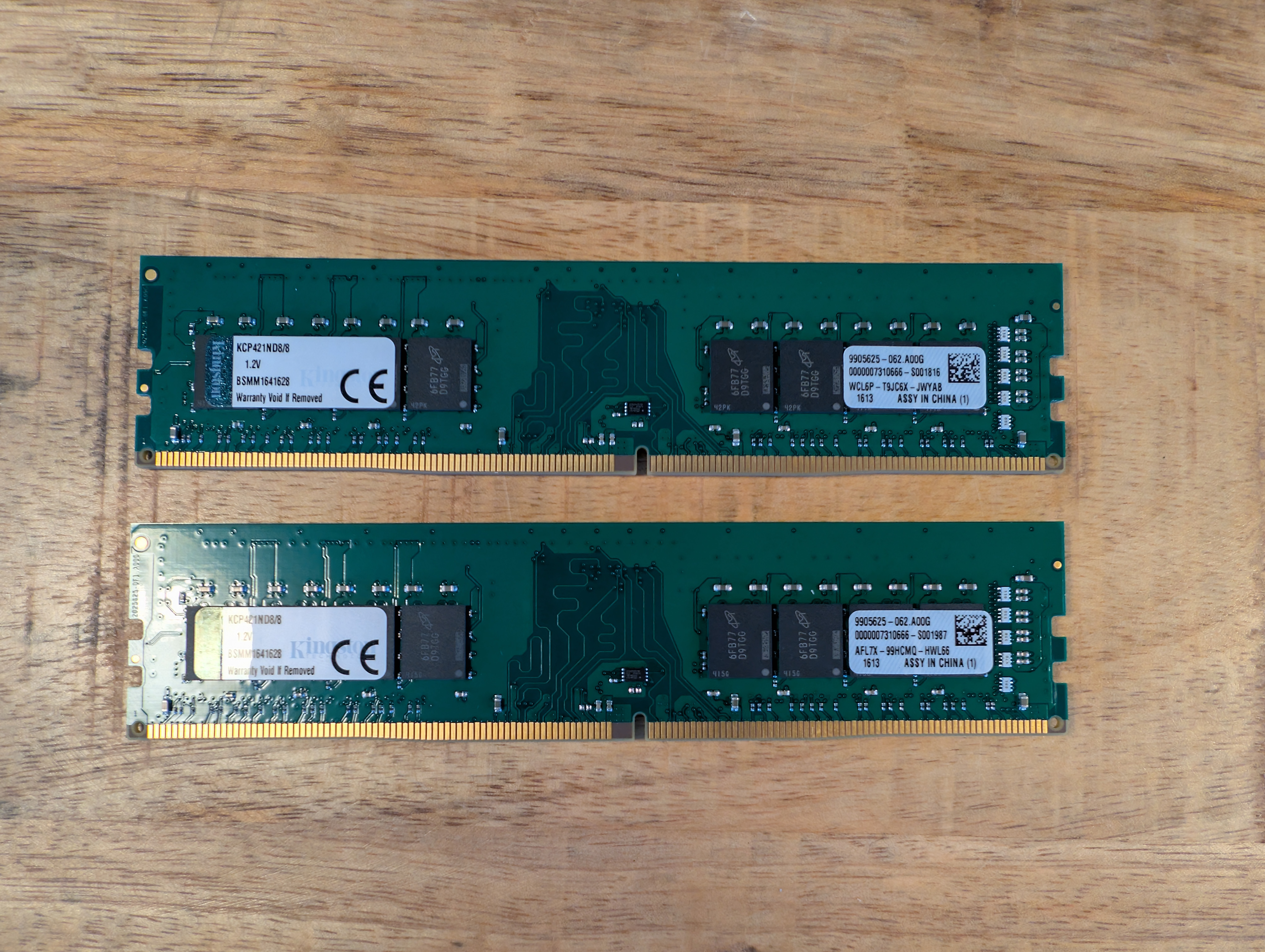 Kingston 16GB Set DDR4 2133Mhz