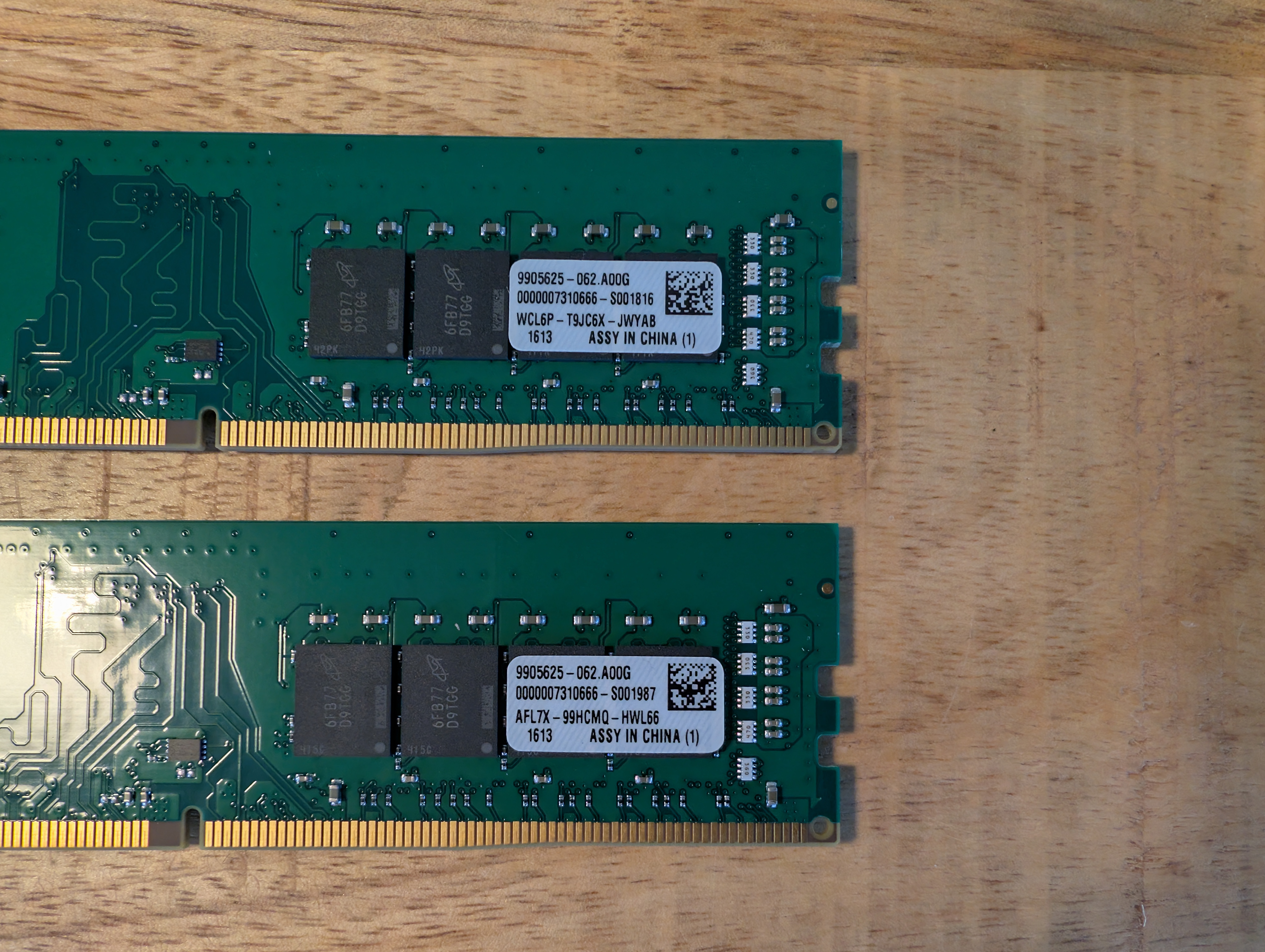 Kingston 16GB Set DDR4 2133Mhz