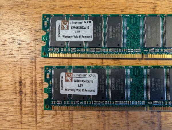 Kingston ValueRAM 2GB Set DDR 400Mhz