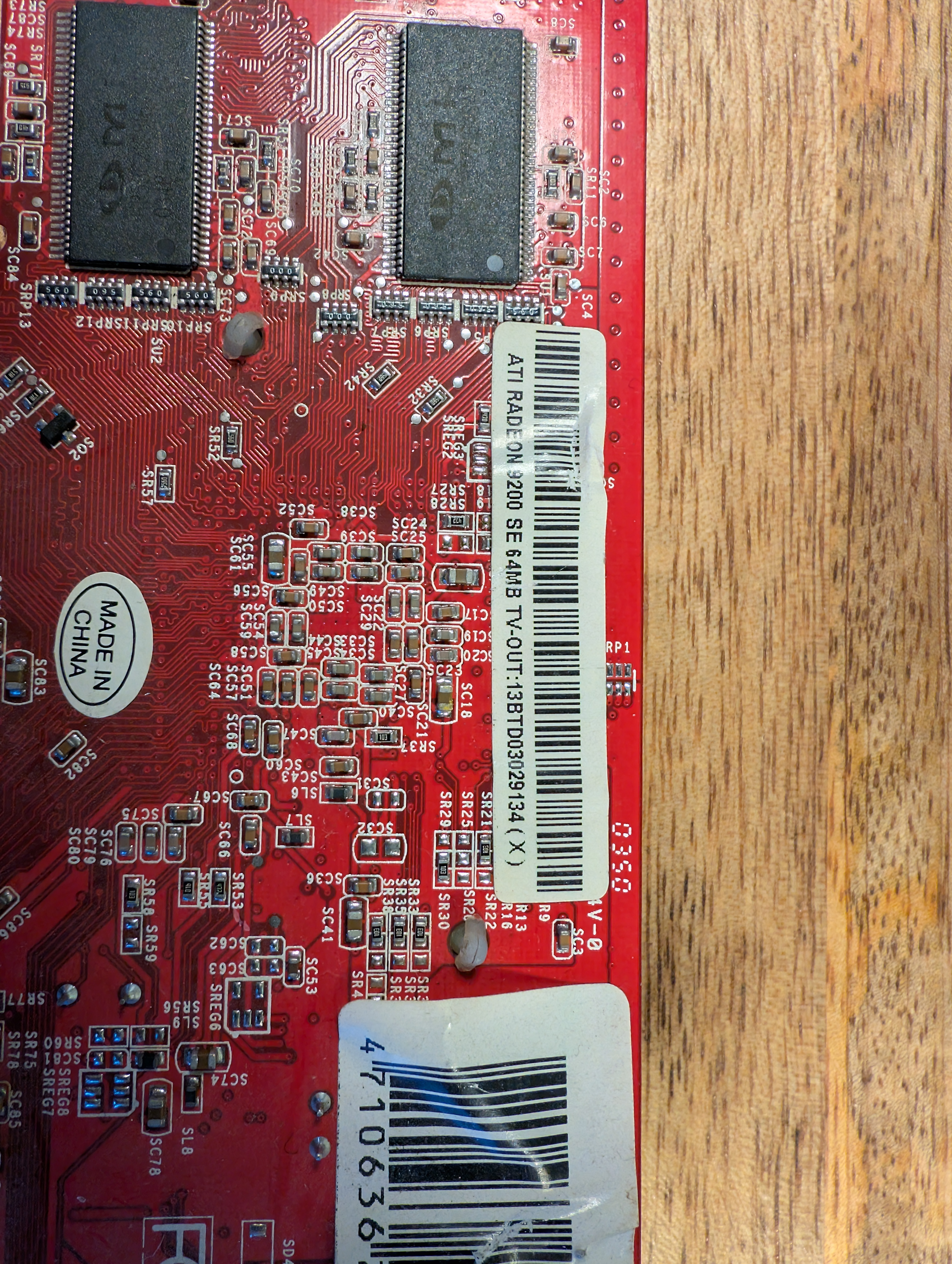 ATI Radeon 9200 SE 64MB DDR AGP