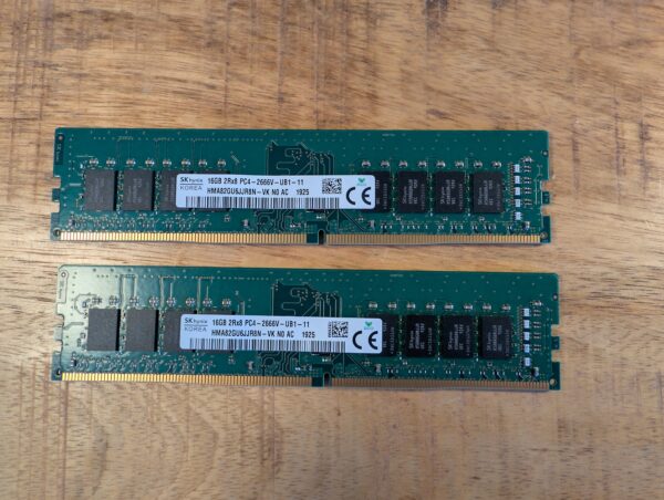 SK Hynix 32GB Set DDR4 2666Mhz