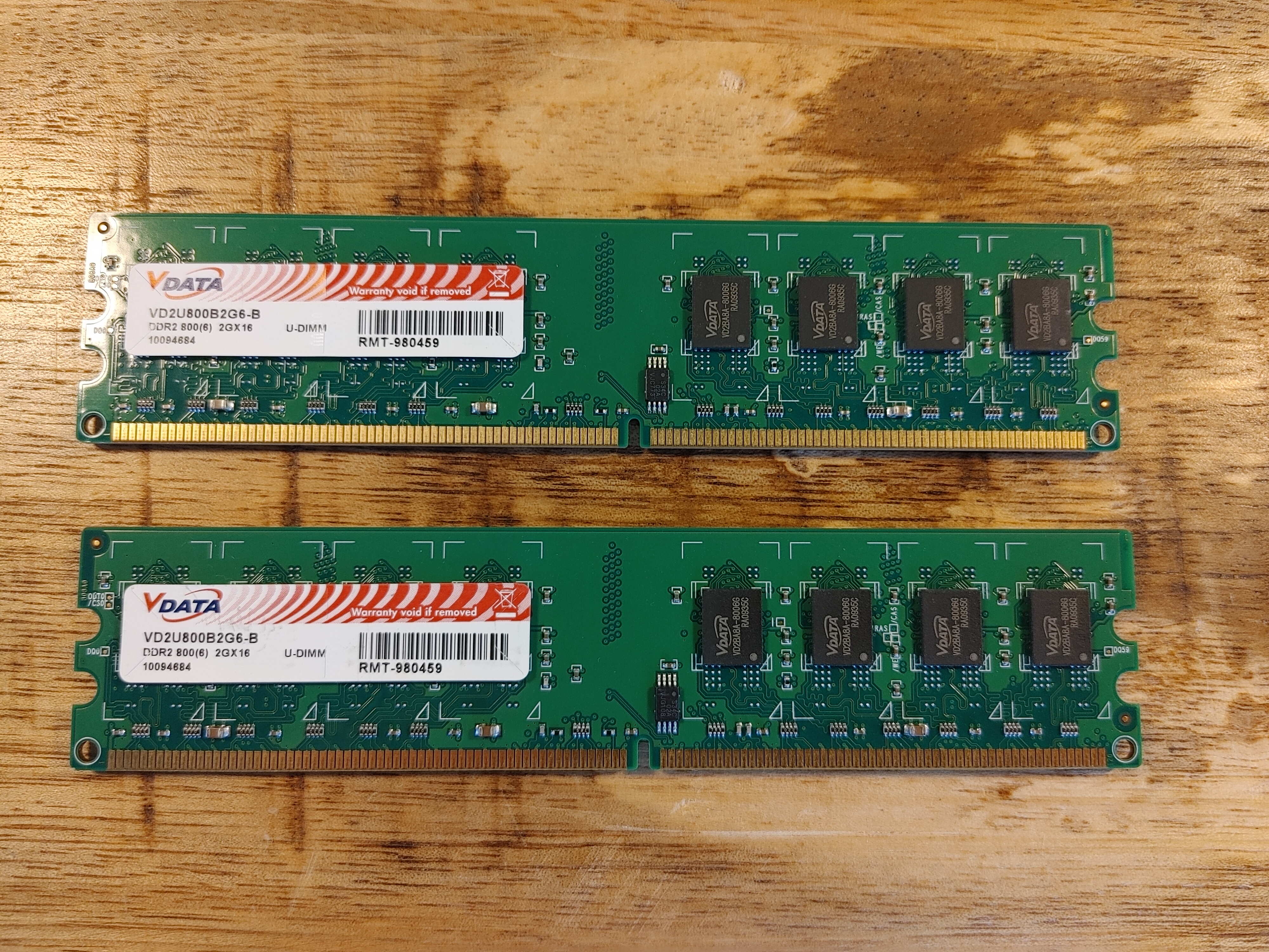 VDATA 4GB Set DDR2 800Mhz