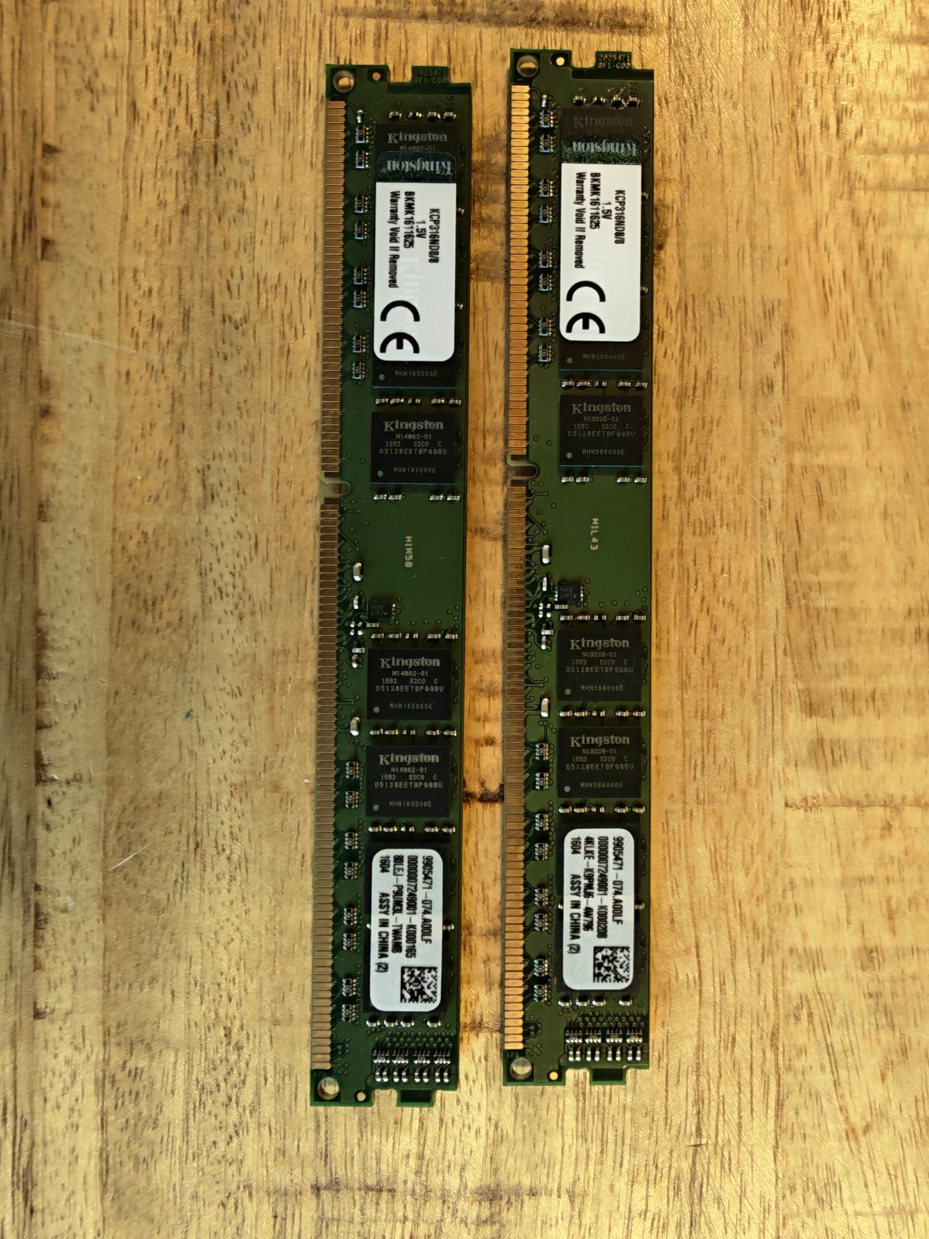 Kingston 16GB Set DDR3 1600Mhz