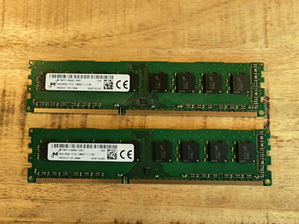 Micron 16GB Set DDR3L 1600Mhz