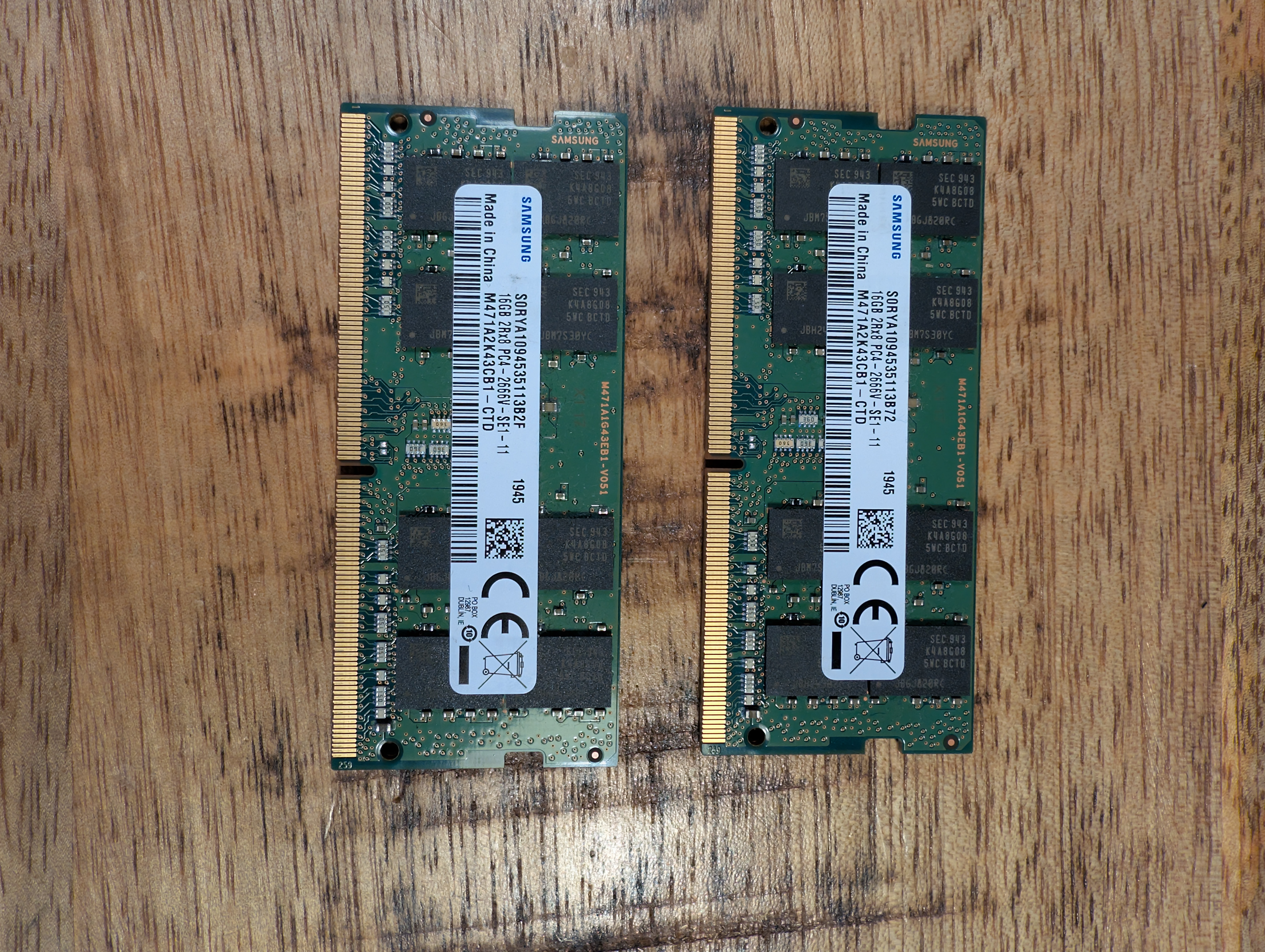 Samsung 32GB Set DDR4 2666Mhz
