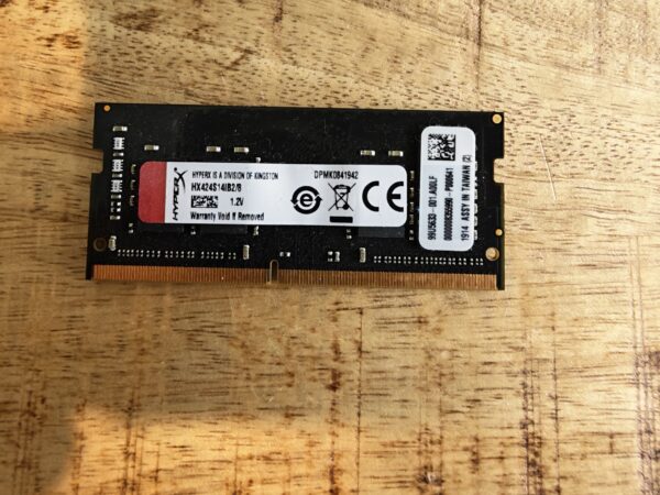 HyperX 8GB DDR4 2400Mhz SO-DIMM (1) HyperX Impact 8GB DDR4 2400Mhz