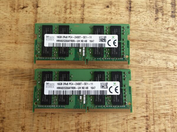 SK Hynix 32GB Set DDR4 2400Mhz SO-DIMM (1) SK Hynix 32GB Set DDR4 2400Mhz