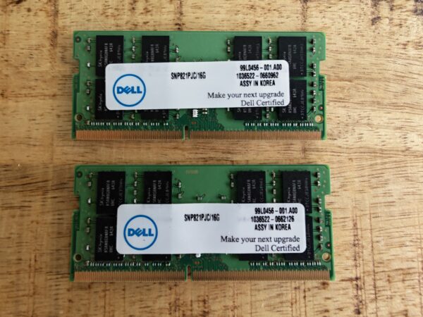 SK Hynix 32GB Set DDR4 2400Mhz SO-DIMM (2) SK Hynix 32GB Set DDR4 2400Mhz